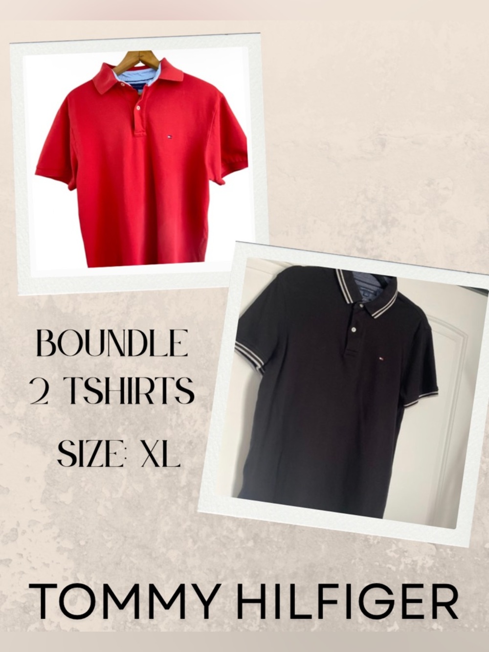 Tommy Hilfiger BOUNDLE 2 Polo Shirt size: XL